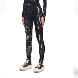 Maisie Wilen Logo Body Shop Leggings NWT XS